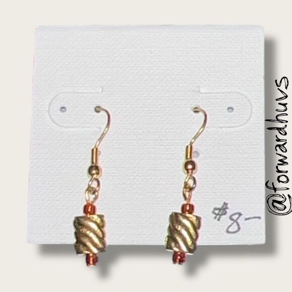 Bundle Sale 3 for $15 | Handcrafted Glass Dangle Earrings | Artistic and Elegant - Picture 3 of 8